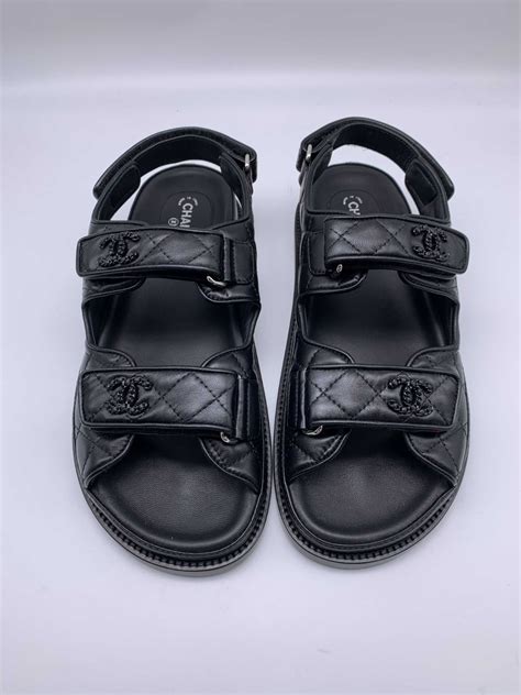 gucci dad sandals|chanel black dad sandals.